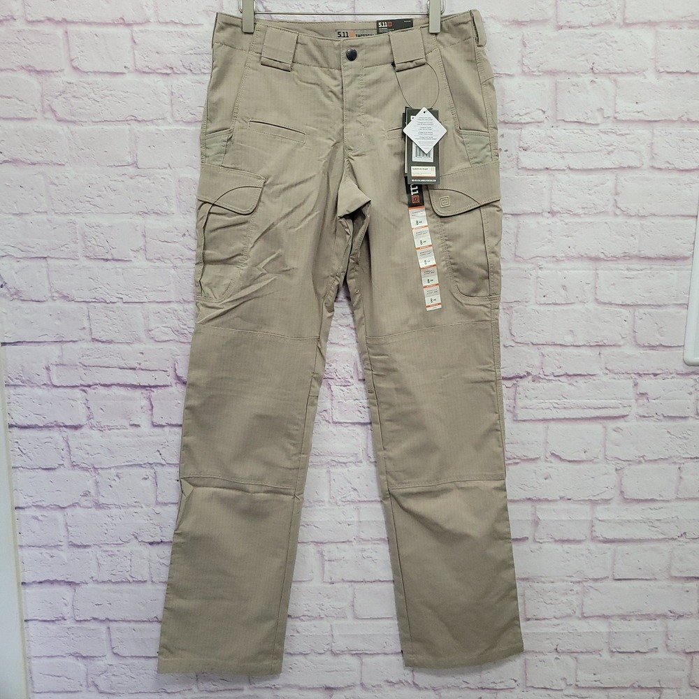 NEW 5.11 Tactical Khaki Stryke Pants Womens 8 FlexTac Cargo Gorpcore Utility Y2K